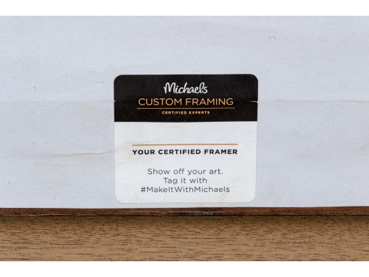 Framed African Kuba Cloth