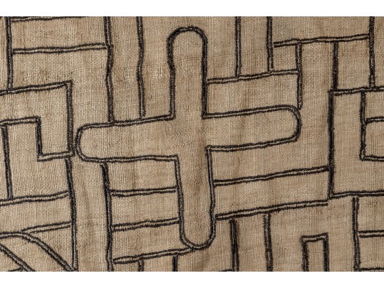 Framed African Kuba Cloth