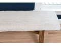 Modern Farmhouse Upholstered Bench