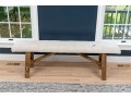 Modern Farmhouse Upholstered Bench