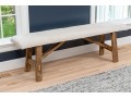 Modern Farmhouse Upholstered Bench