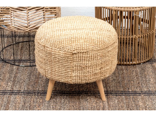 Suite Of Three Naturalistic Stools And End Table