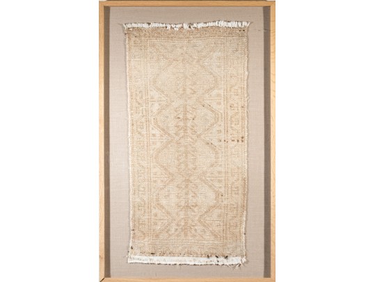 Framed Antique Rug (Original Purchase $1080)