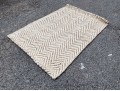 Indian Waikiki Natural Jute Flat Weave Area Rug, 4' X 6'