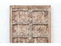 Vintage Framed Indian Carved Door Panel 