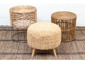 Suite Of Three Naturalistic Stools And End Table