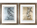 Set Of Two Large Decorative Modernist Figural Prints