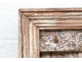 Vintage Framed Indian Carved Door Panel 
