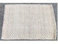 Indian Waikiki Natural Jute Flat Weave Area Rug, 4' X 6'
