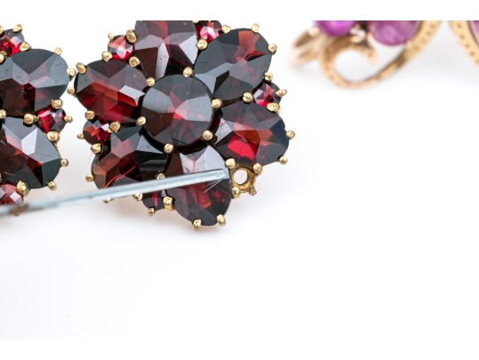 14k Yellow Gold Set Of Two Pairs Of Vintage Screwback Earrings