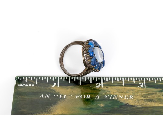 Sterling Silver Striking Collection Of Assorted Ultra Chunky Motif Rings, Size 6.5