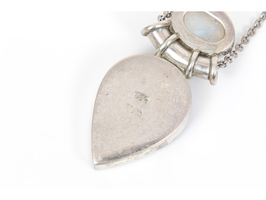 Pair Of Beautiful Sterling Silver And Abalone Jewelry Pieces, Assorted Motifs