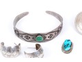 Lot Of Sterling Silver Assorted Southwestern Motif Jewelry Pieces