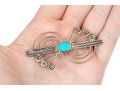 Lot Of Striking Turquoise Blue Color Southwestern Style Sterling Silver Jewelry Pieces