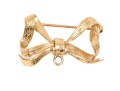 14k Yellow Gold Pretty Vintage Bow Pin