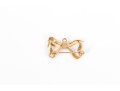 14k Yellow Gold Pretty Vintage Bow Pin