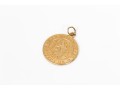 14k Yellow Gold Handsome St.Christopher Pendant