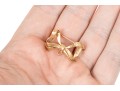 14k Yellow Gold Pretty Vintage Bow Pin