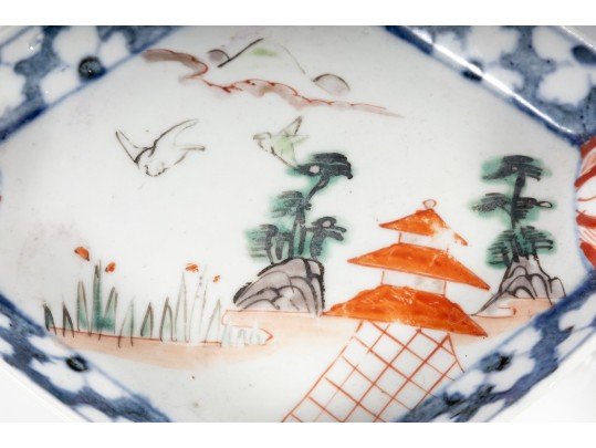 Two Vintage Imari Porcelain Plates