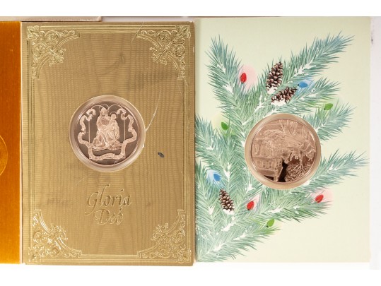 Frankin Mint Holiday Card Coins (9 Count)