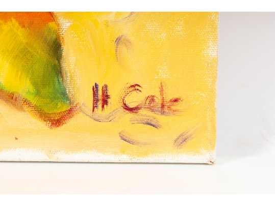 Hannah Cole Buie (American, B. 1955) Oil On Canvas Still Life Painting