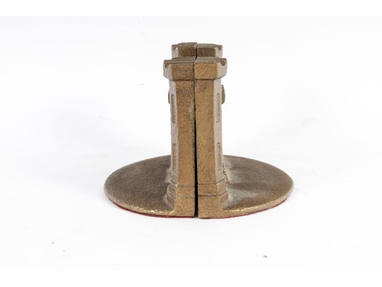 Heavy Brass Castle Bookends