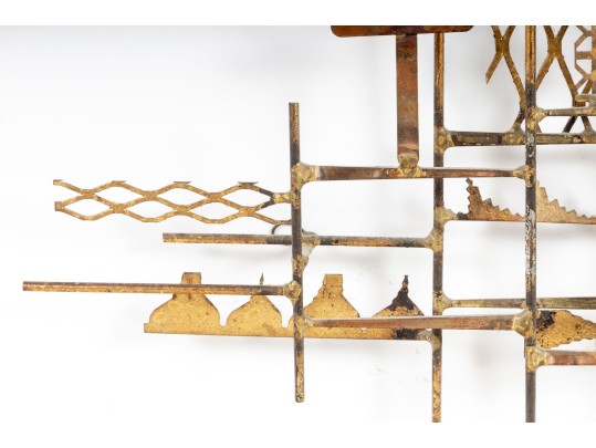 William Bowie Egyptian Themed Brutalist Wall Sculpture