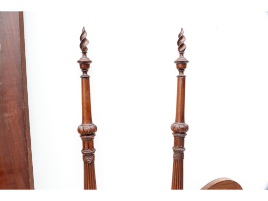 1940's Mahogany Twin Size Poster Bed