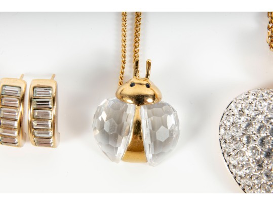 Mixed Swarovski Crystal Gold-plated Jewelry 