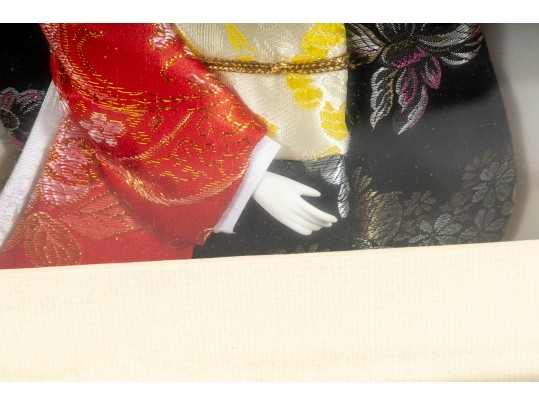 Vintage Porcelain Geisha Shadowbox Artworks