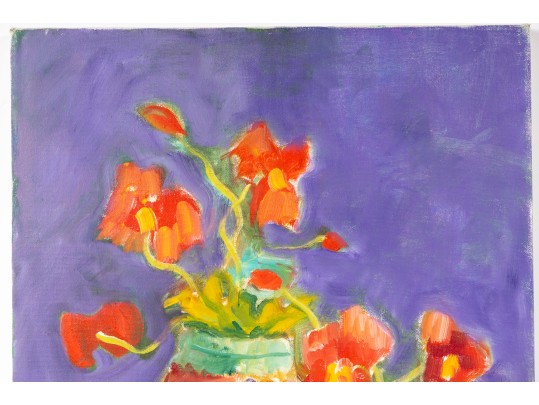 Hannah Cole Buie (American, B. 1955) Oil On Canvas Still Life Painting