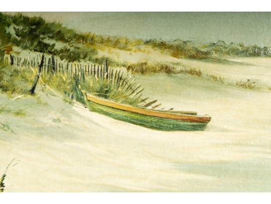 Carolyn Blish (American, B. 1928) Original Oil On Canvas Landscape