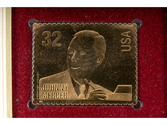 U.S. Postal Service Limited Edition 22K Gold Stamp Replica Envelopes 