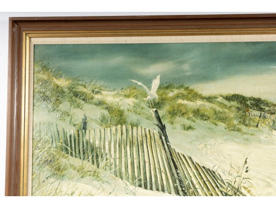 Carolyn Blish (American, B. 1928) Original Oil On Canvas Landscape