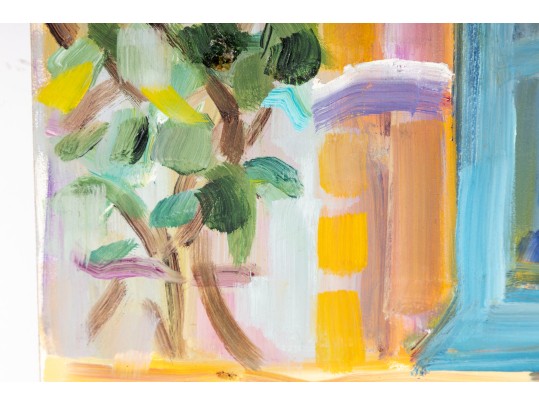 Hannah Cole Buie (American, B. 1955) Oil On Board Still Life Painting