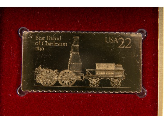 U.S. Postal Service Limited Edition 22K Gold Stamp Replica Envelopes 