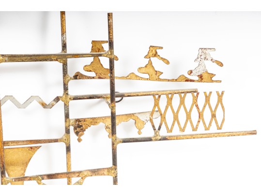 William Bowie Egyptian Themed Brutalist Wall Sculpture