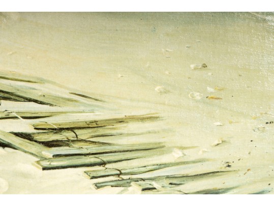 Carolyn Blish (American, B. 1928) Original Oil On Canvas Landscape