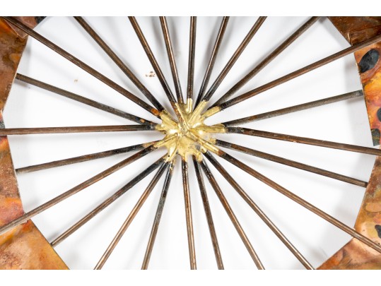 Brutalist Copper Plate Wall Decor