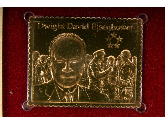 U.S. Postal Service Limited Edition 22K Gold Stamp Replica Envelopes 