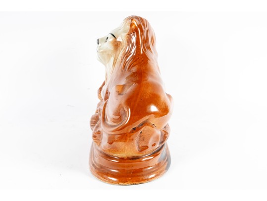 19th Century Staffordshire Earthenware Lion