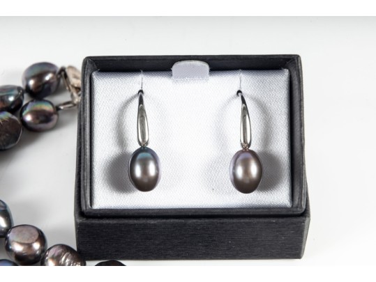 Iridescent Black Cultured Pearl Fashion Accessories 