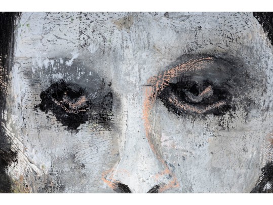 Rainy Elliott Original Acrylic On Canvas Portrait