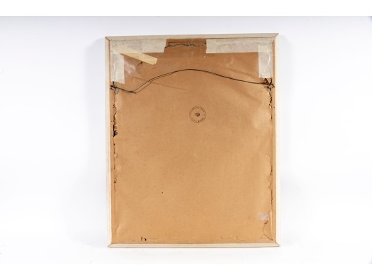 Vintage Signed Art Deco Ballerina Art