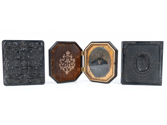 Trio Of Victorian-Era Tintype Photos