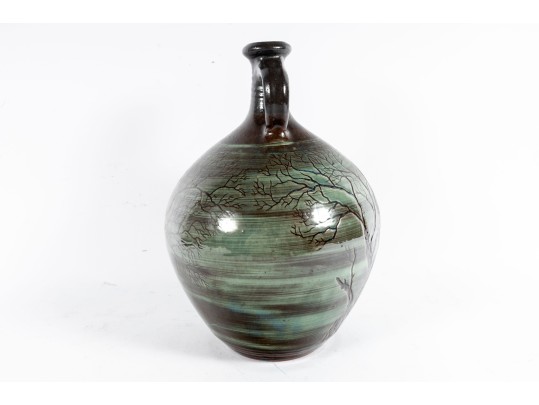 Michael Mahan Wood-Kiln Pottery Jug