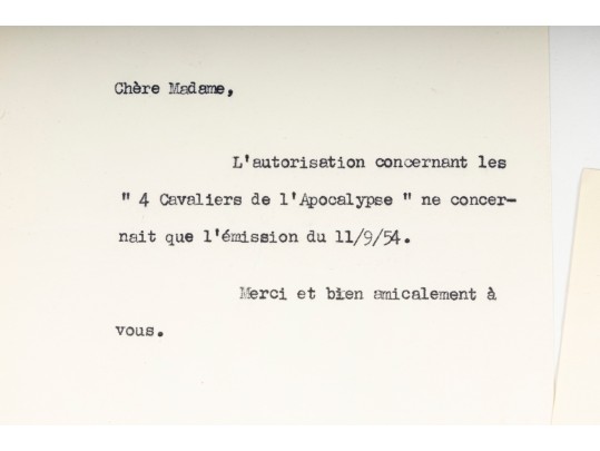 Marcelle Auclair Playwright Letters