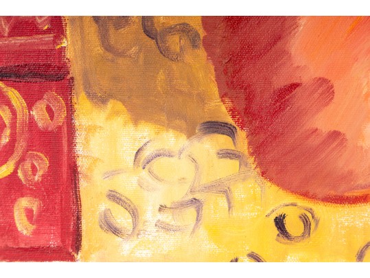 Hannah Cole Buie (American, B. 1955) Oil On Canvas Still Life Painting