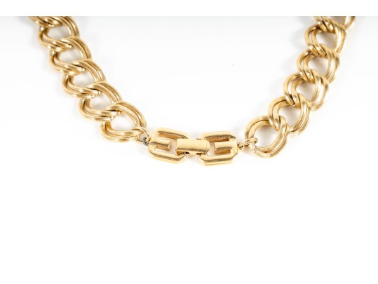 Givenchy Gold-tone Chain Link Necklace