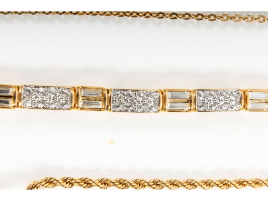 Mixed Swarovski Crystal Gold-plated Jewelry 